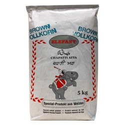 Elefant Chapatti Hnědý Mouka (5KG)