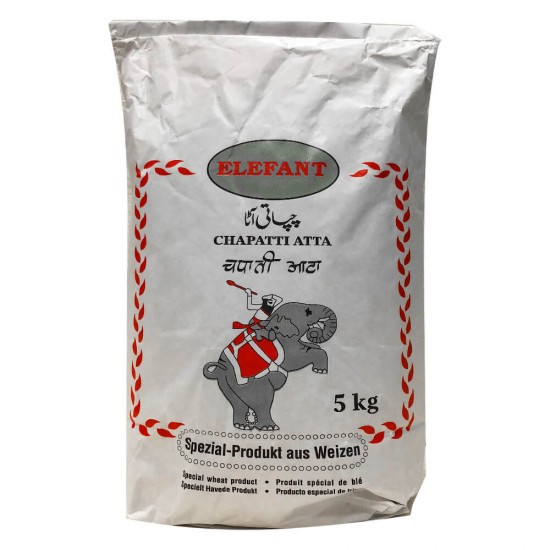 Elefant Chapatti Mouka (Pšeničná Mouka) 5KG