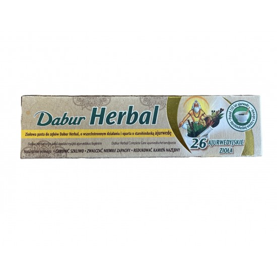 DABUR HERBAL AYURVEDIC TOOTHPASTE FOR COMPLETE CARE 141 G