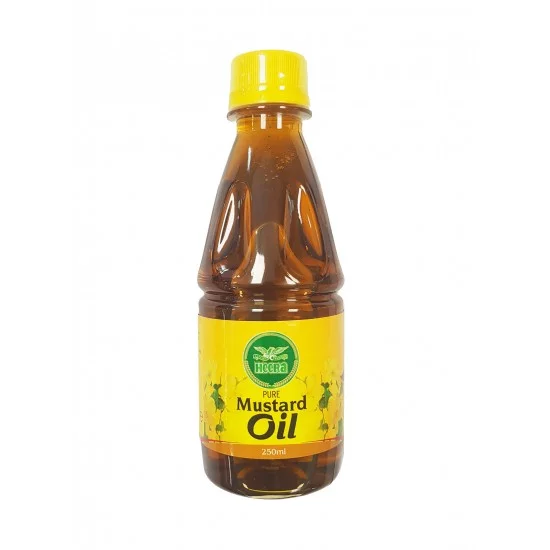 Heera Hořčičný Olej (Heera Pure Mustard Oil) 250ML Heera Hořčičný Olej (Heera Pure Mustard Oil) 250ML