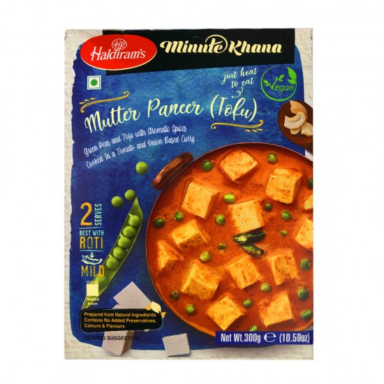 Haldirams Mutter Paneer (Tofu) 300G (ZBOZI S PROSLOU TRVANLIVOSTI 06-09-2023)