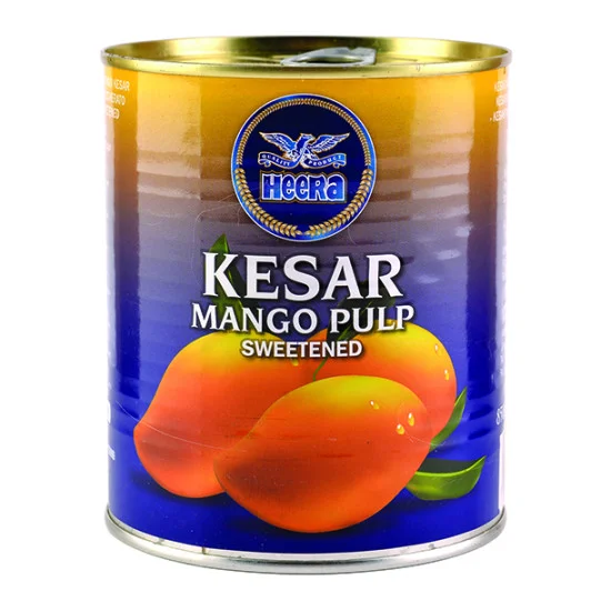 Heera Mangové Pyré (Kesar Mango Pulp) 850G | TopAsianFoods.com