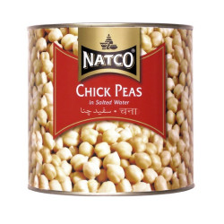 Natco Vařená Cizrna (Chick Peas In Salted Water) 2.5KG