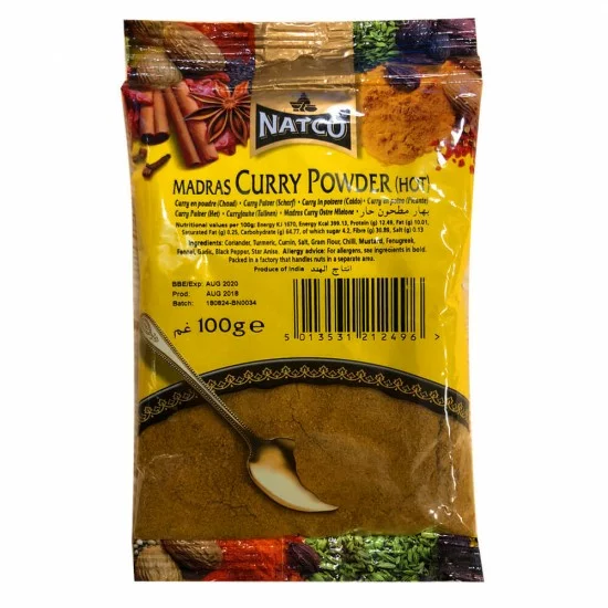 Natco Pikantní Madras Kari Směs (100g) Natco Pikantní Madras Kari Směs (100g)