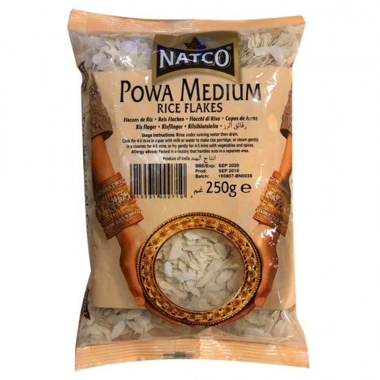 Natco Powa Medium Rice Flakes (250g) 