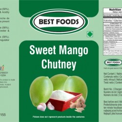 BEST FOODS SWEET MANGO CHUTNEY 5KG