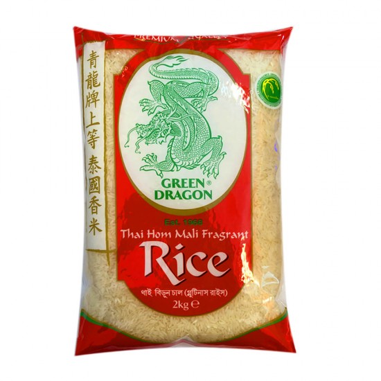Green Dragon Thai Jasmine Rice 2Kg