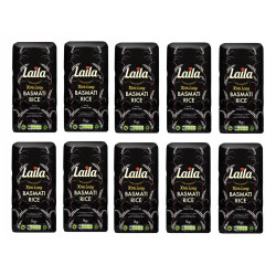 Laila Xtra dlouhozrnná basmati rýže 10x1kg Laila Xtra dlouhozrnná basmati rýže 10x1kg
