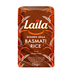 Laila Zlatá Sella Basmati Rýže 5KG