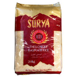 Surya Extra dlouhá Basmati Ryze (20Kg) Surya Extra dlouhá Basmati Ryze (20Kg)