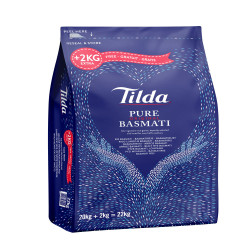 Tilda Basmati Rýže (20 kg) + 2 kg navíc Tilda Basmati Rýže (20 kg) + 2 kg navíc