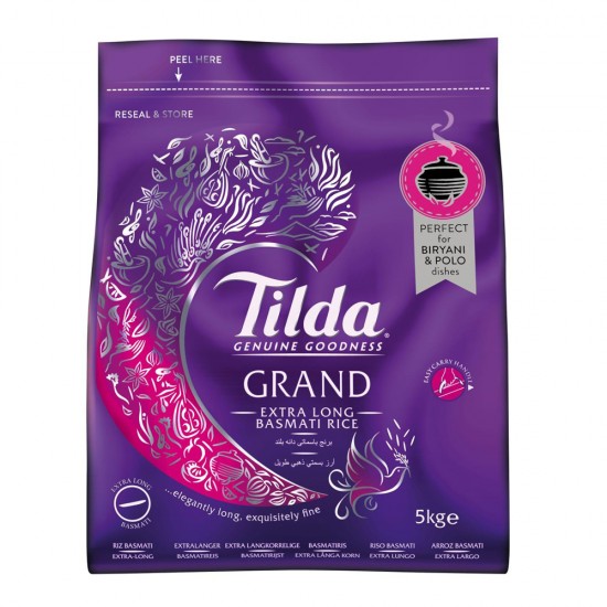 Tilda Grand Extra Long Basmati Rice (5Kg)