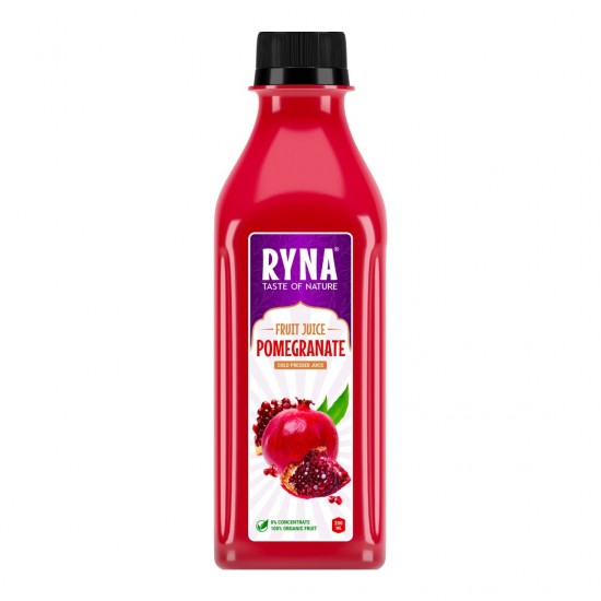 Ryna Taste of Nature Pomegrante Juice 200ML (100% Organic Fruit)