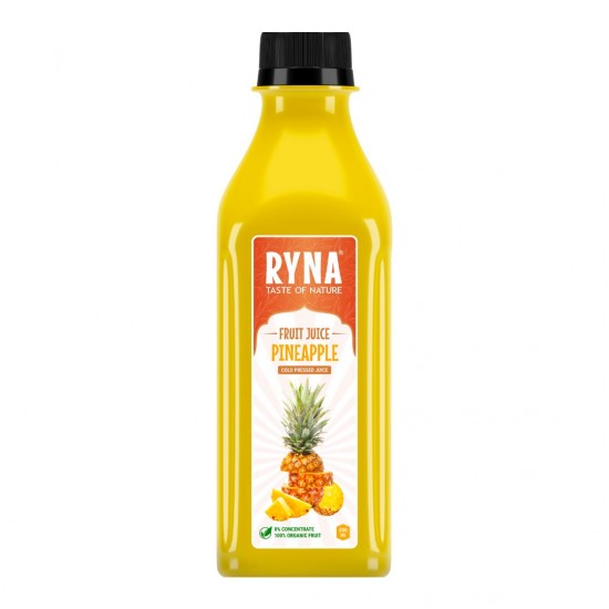 Ryna – chuť přírody  Ovocný džus – Ananas 200ML (za studena lisovaný  100% organické ovoce)