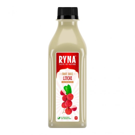 Ryna – chuť přírody  Ovocný džus – Liči 200ML  (za studena lisovaný  100% organické ovoce)