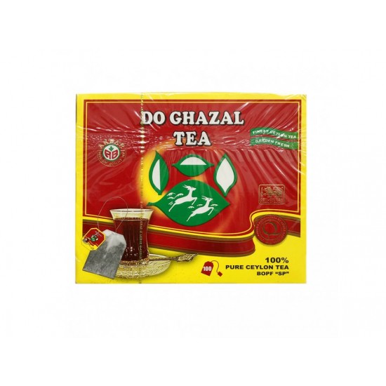 DO GHAZAL TEA, BLACK TEA PURE CEYLON 100 BAGS