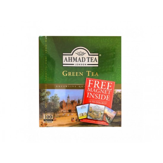 AHMAD TEA GREEN TEA 100 X 2 G