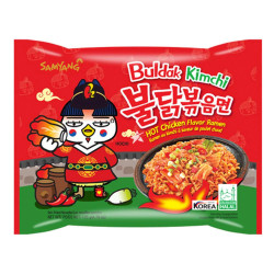 Samyang Instantní Ramen Hot Chicken Kimchi Nudle 135g (ZBOZI S PROSLOU TRVANLIVOSTI 20-08-2025) Samyang Instantní Ramen Hot Chicken Kimchi Nudle 135g (ZBOZI S PROSLOU TRVANLIVOSTI 20-08-2025)