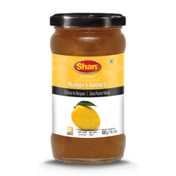 Shan Sladké Mango Chutney (Sweet Mango Chutney) 400G