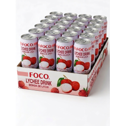 FOCO Liči Nektar 350ml Plechovka – Balení 24 ks