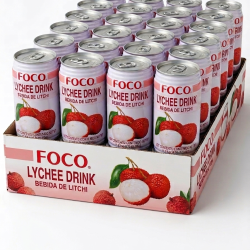 FOCO Liči Nektar 350ml Plechovka – Balení 24 ks