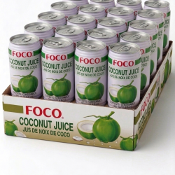 FOCO Kokosový Nektarový Nápoj 350ml Plechovka – Balení 24 ks