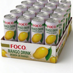 FOCO Mangový Nektarový Nápoj 350ml Plechovka – Balení 24 ks