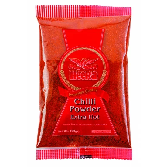 Heera Červené Chilli Prášek (Red Chili Powder Extra Hot ) 100G Heera Červené Chilli Prášek (Red Chili Powder Extra Hot ) 100G