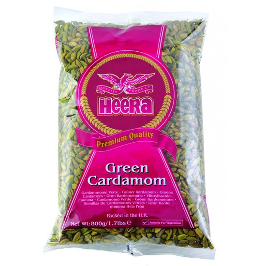 Heera Kardamom Zelený Celý (Green Cardamom Whole) 700G