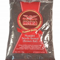 Heera Brown Mustard Seeds (Rye / Sarson) 1KG