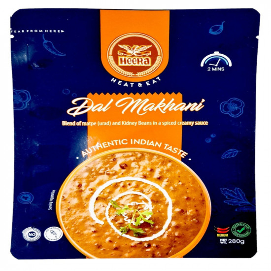 Heera Dal Makhani 280g – Tradiční indické černé fazole v máslové omáčce Heera Dal Makhani 280g – Tradiční indické černé fazole v máslové omáčce