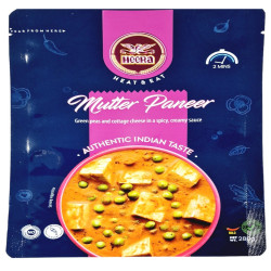 Heera Mutter Paneer 280g – Cizrna a tvaroh v pikantní, krémové omáčce Heera Mutter Paneer 280g – Cizrna a tvaroh v pikantní, krémové omáčce
