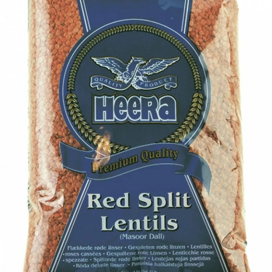 Heera Červená Čočka (Red Split Lentils ) 2KG