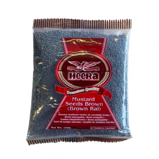 Heera Brown Mustard Seeds (Rye / Sarson) 100G