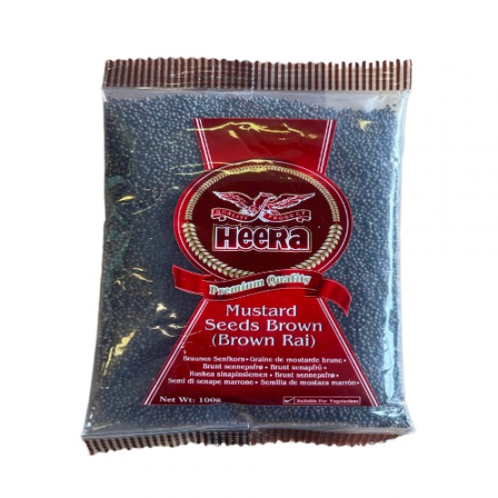 Heera Hořčičné Semínko Hnědé (Mustard Seeds) 100G