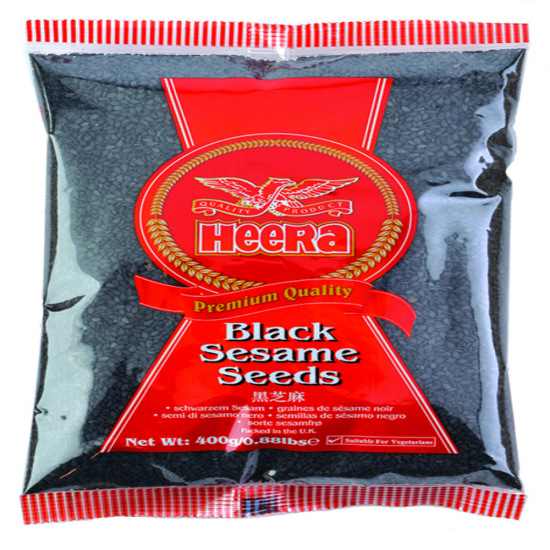 Heera Černý Sezam Celý (Black Sesame Seeds) 100G