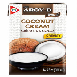Aroy-D Kokosový krém 500 ml – 85 % kokos, extra hustý