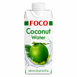 FOCO 100% Kokosová voda 500 ml