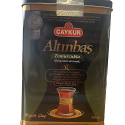 Caykur Altinbas černý čaj Earl Grey plechovka 400g Caykur Altinbas černý čaj Earl Grey plechovka 400g