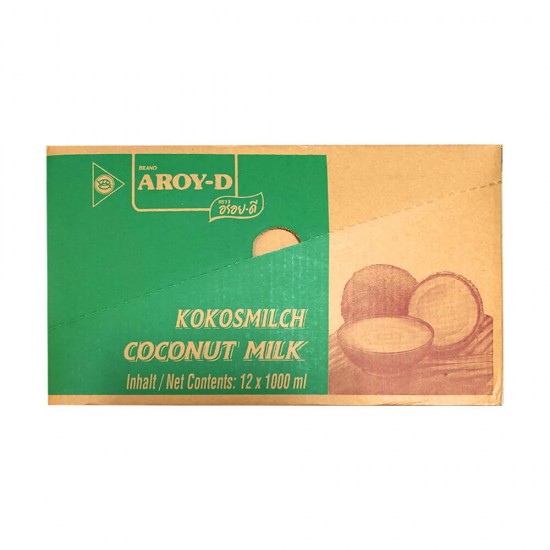 Aroy-D Kokosové Mléko (Coconut Milk) 12 X 1000ml