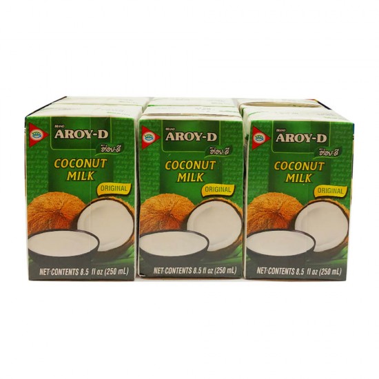 Aroy-D Coconut Milk 6 X 250ml