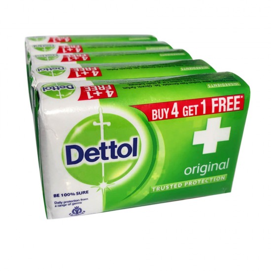 Dettol antibacterial soap 5X125G