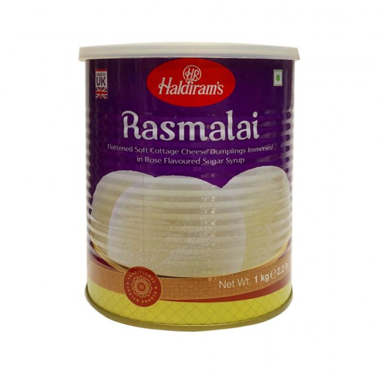 Haldiram's Rasmali indický dezert 1Kg (ZBOZI S PROSLOU TRVANLIVOSTI 10-11-2023)