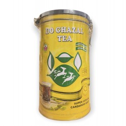 DO GHAZAL TEA  SUPER CEYLON CARDAMOM GOLD TEA LOOSE CAN 400G