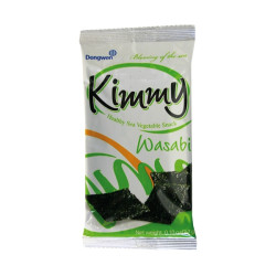 Yangban Snack Mořská Řasa Wasabi 21,6 g – Křupavé a pikantní